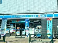 コンビニ　ローソン 赤羽稲付店（コンビニ）まで110m