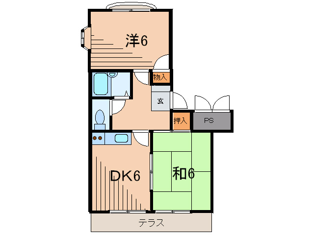 池内マンション3の間取り写真