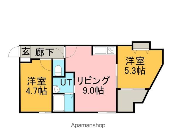 カサトレスルナの間取り写真