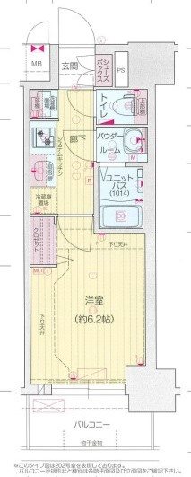プレサンス太閤通ファシールの間取り写真