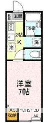 ＪＲ中央線 武蔵小金井駅 徒歩10分 2階建 築23年の間取り写真