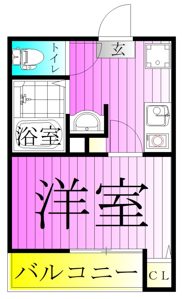 MELDIA竹ノ塚IIIの間取り写真