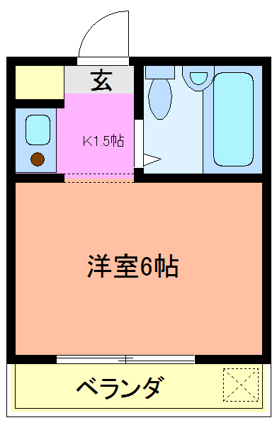 墨田区向島のマンションの間取り