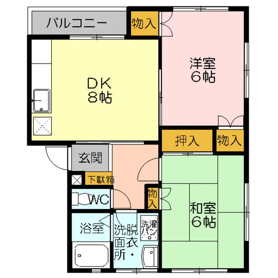 ハイジ館の間取り