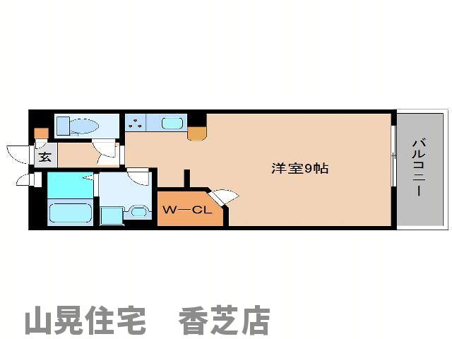 香芝市逢坂のマンションの間取り