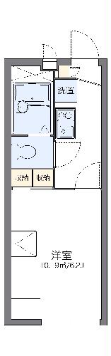 【レオパレスアン　ティームの間取り】