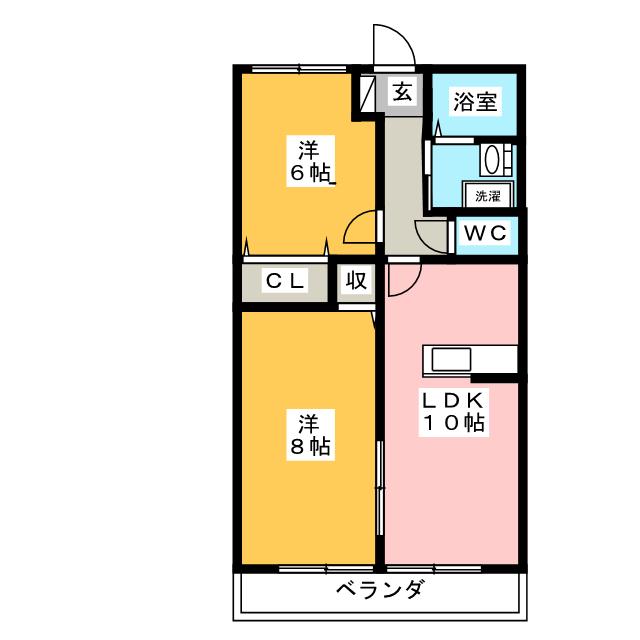 サクラハイムIIの間取り