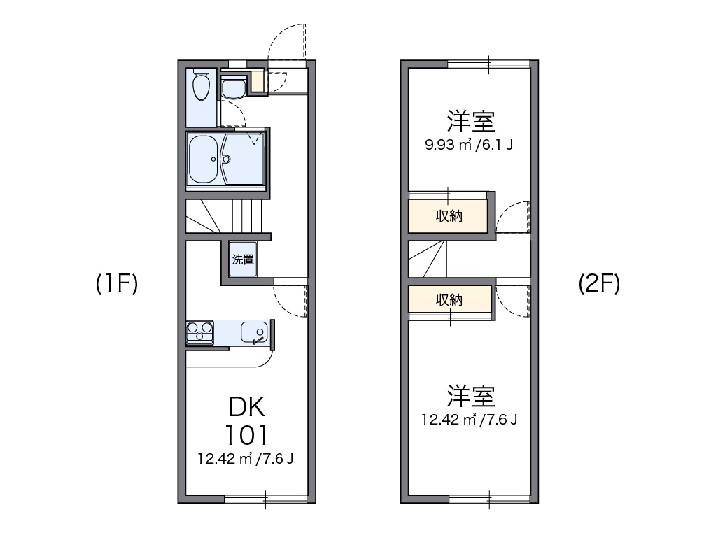 レオパレスエミネンスの間取り