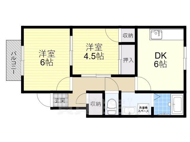 大西マンションの間取り