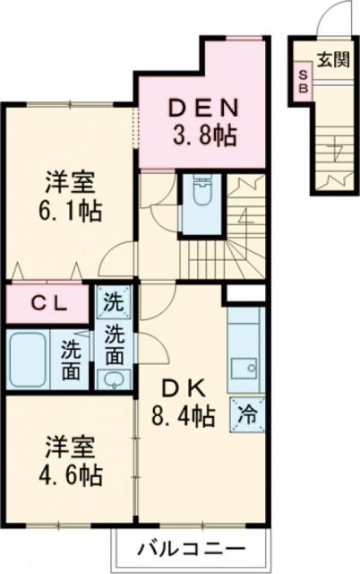 アスク篠の間取り