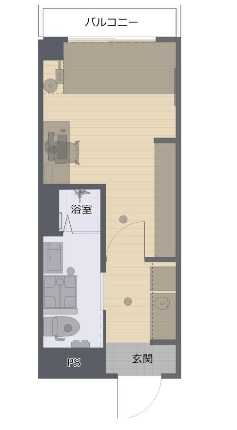 瀬戸市追分町のマンションの間取り