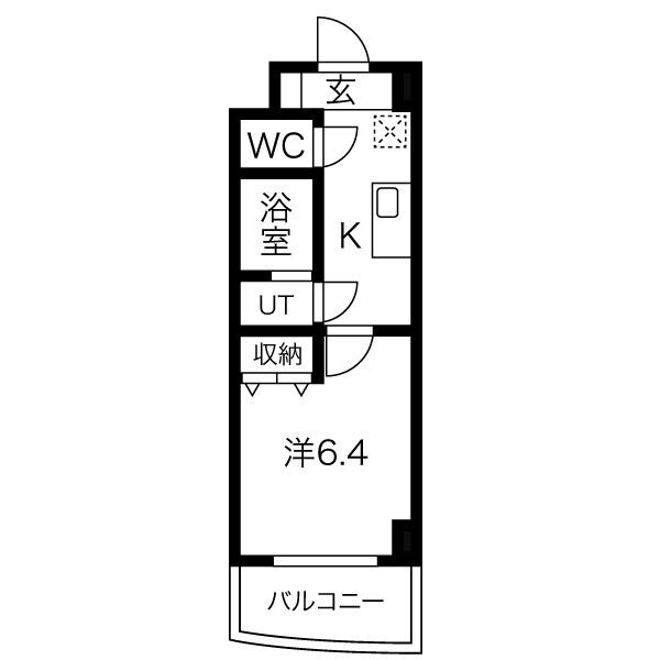 名古屋市千種区春岡のマンションの間取り