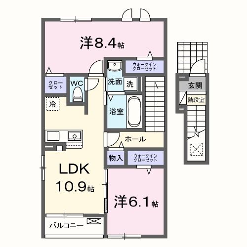 サンリッツ　元吉田の間取り