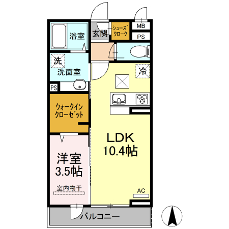 イーストナインの間取り