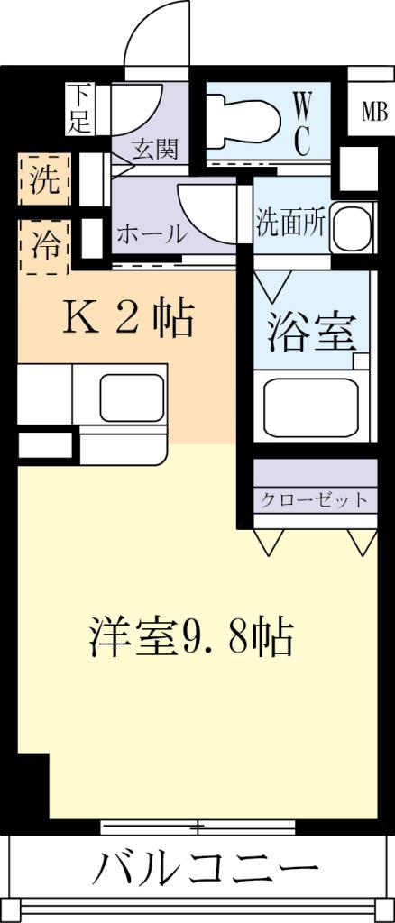 アドヴァンスつくばの間取り