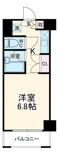 エクセラ大船の間取り