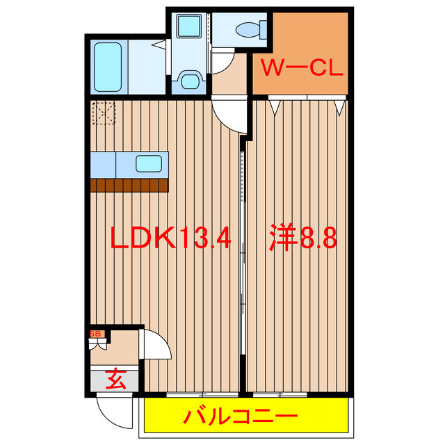 【八千代市緑が丘西のマンションの間取り】