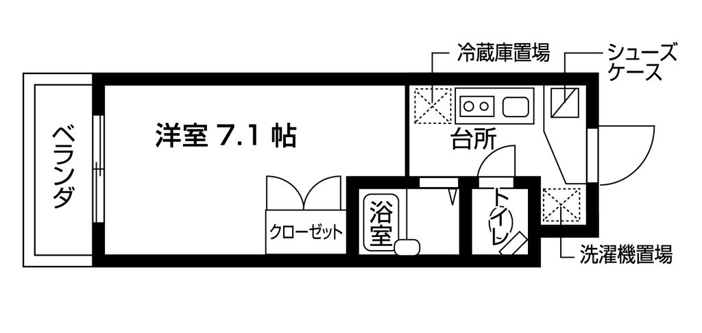 【スチューデントハイツ代々木上原の間取り】