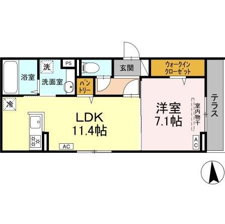 セレーノヴィータ中御所の間取り