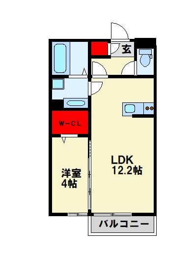 D-ROOM和田町の間取り