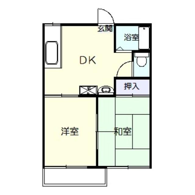 センターハイツ（山王町）の間取り