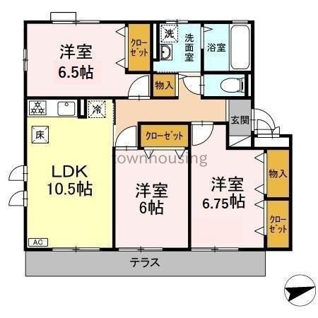 パルソシアの間取り