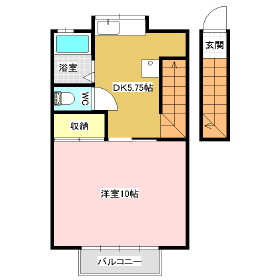 コーポアイランドの間取り