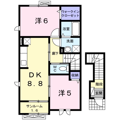 アクア・リヴェール村国　Iの間取り