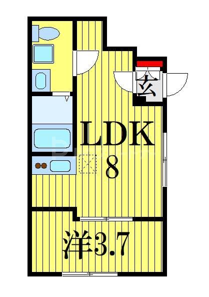 シオンA棟の間取り