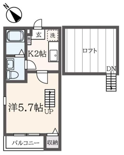 ｓｔａｇｅ新松戸の間取り