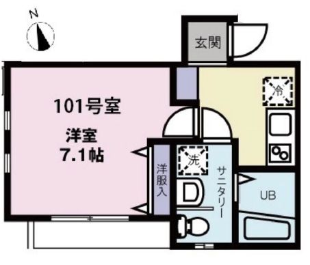 マローネ鷺宮の間取り