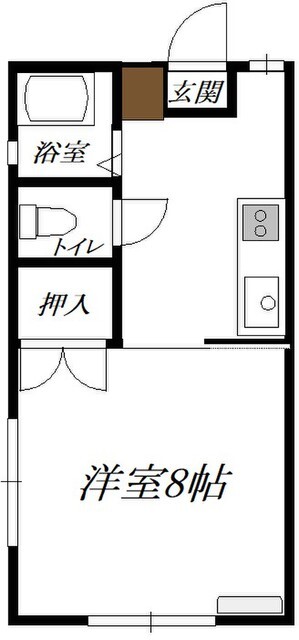 コーポ東勝山の間取り