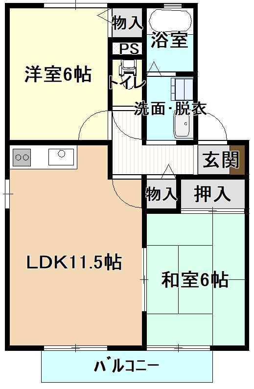 アルテールBの間取り