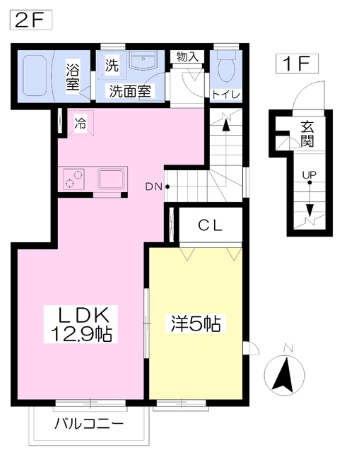 デルフィの丘の間取り