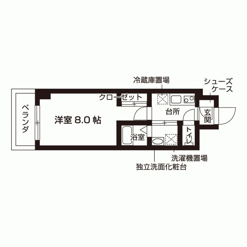 ブラントワール茨木の間取り