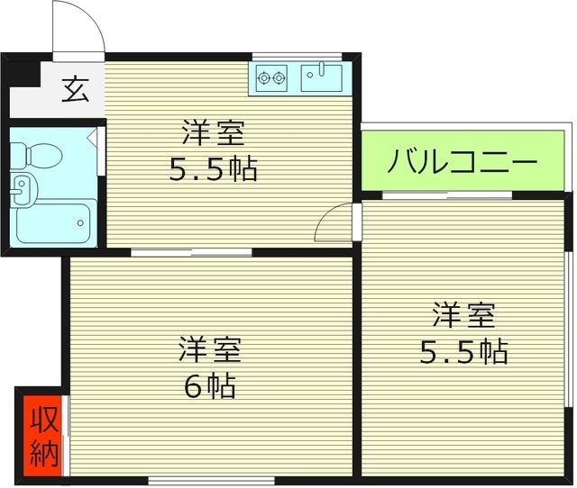 メイゾン・サンライフの間取り