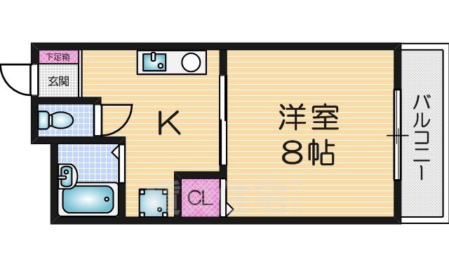 ヴェルドール住道の間取り