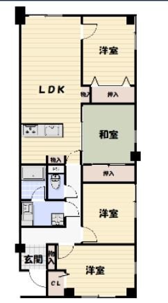 アドバンス新検見川の間取り