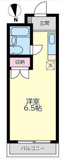 八王子市館町のマンションの間取り