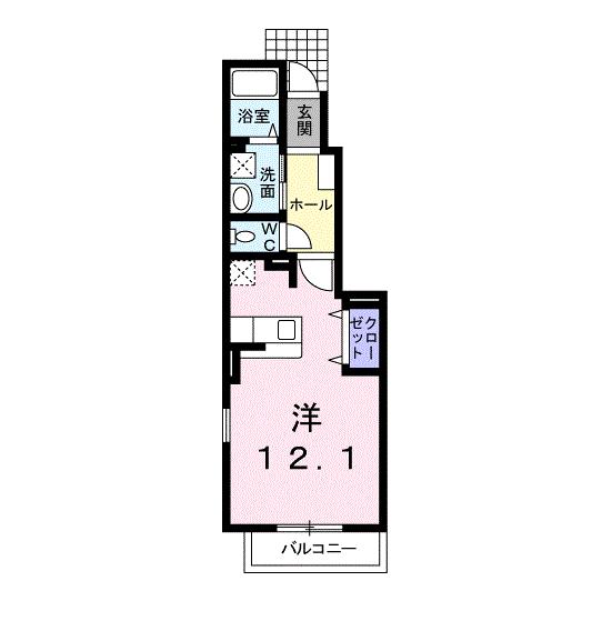 カーサフェリーチェIIの間取り