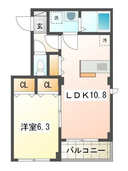 ネクストスギタの間取り