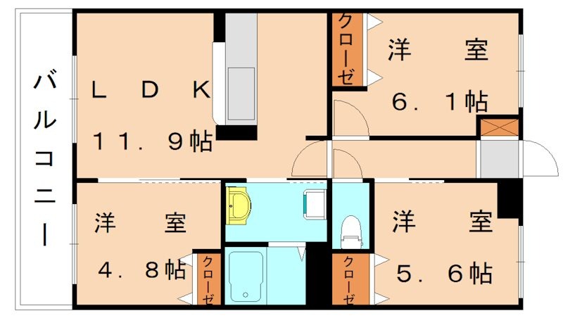 WealthView新宮の間取り