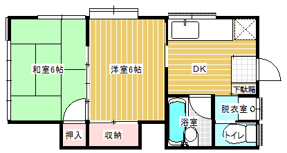 宮前ハイツの間取り