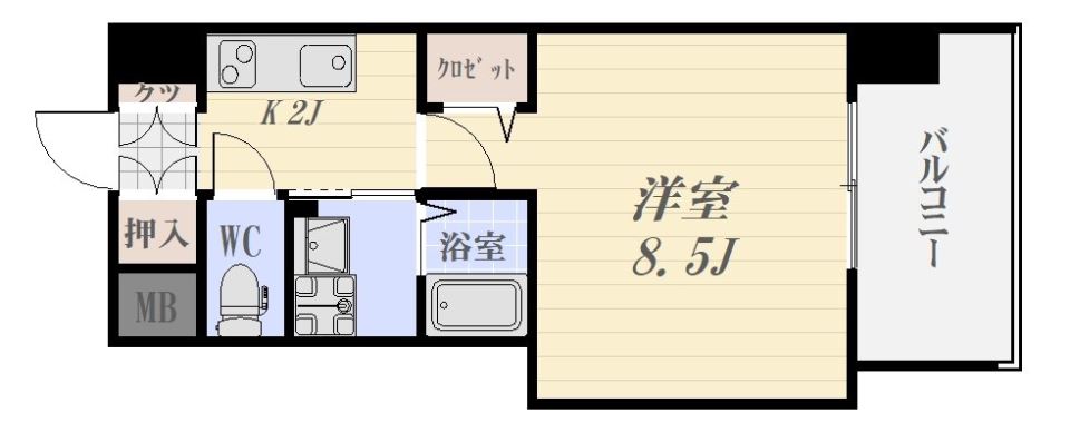 コスモシティーいづろの間取り