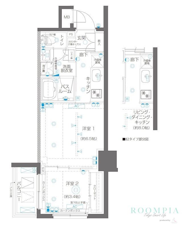 ZOOM高田馬場の間取り