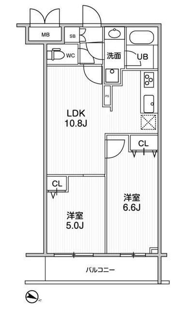 ＬＩＭＥ　ＲＥＳＩＤＥＮＣＥ　ＨＩＫＩＦＵＮＥの間取り