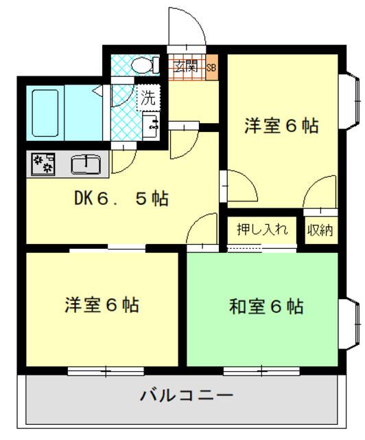 クリーンパレス中島の間取り