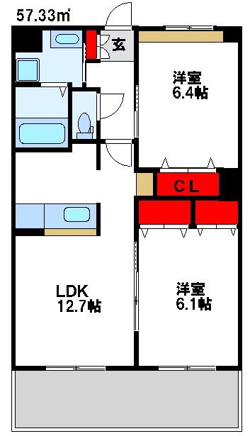 セントラルグランデの間取り