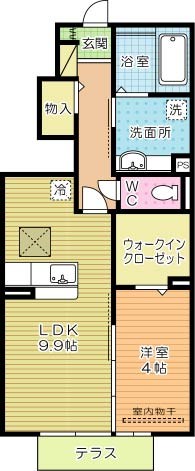 オリザ弥生の間取り