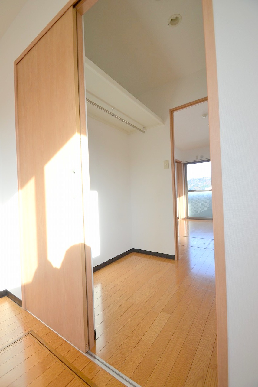 収納　大容量のウォークインクローゼット♪